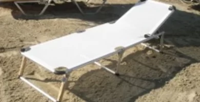 tumbona playa aluminio plegable